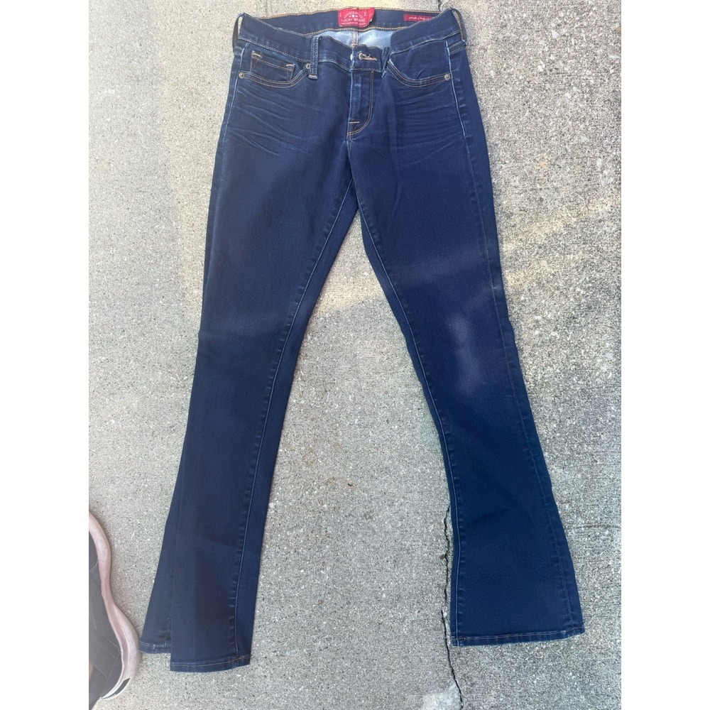 Lucky Brand Charlie Baby Boot Jeans Womens 26 Dark Wash Stretch‎ Denim Blue
